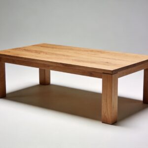 Natural Oak Rectangular Coffee Table